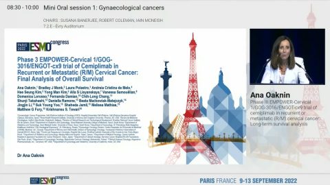 Phase III EMPOWER-Cervical 1/GOG-3016/ENGOT-cx9 trial of cemiplimab in recurrent or metastatic (R/M) cervical cancer: Long-term survival analysis