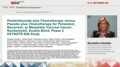 Pembrolizumab plus chemotherapy versus placebo plus chemotherapy for persistent, recurrent, or metastatic cervical cancer: Randomized, double-blind, phase III KEYNOTE-826 study